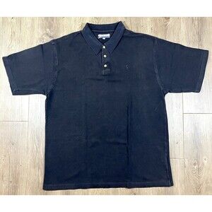 PGA Tour Collection Golf Polo Shirt Mens Size XL 100% Cotton Navy Dark Blue